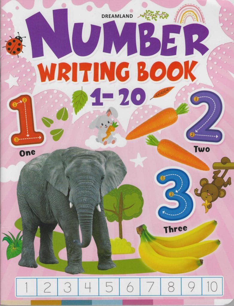 DL-NUMBER WRITING BOOK 1 – 20 – Welcome To Crescent Book Shop